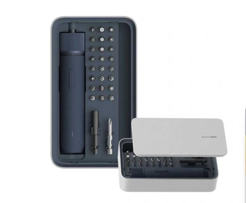 HOTO Elektryczny wkrętak precyzyjny QWLSD011 + zestaw 25bitów