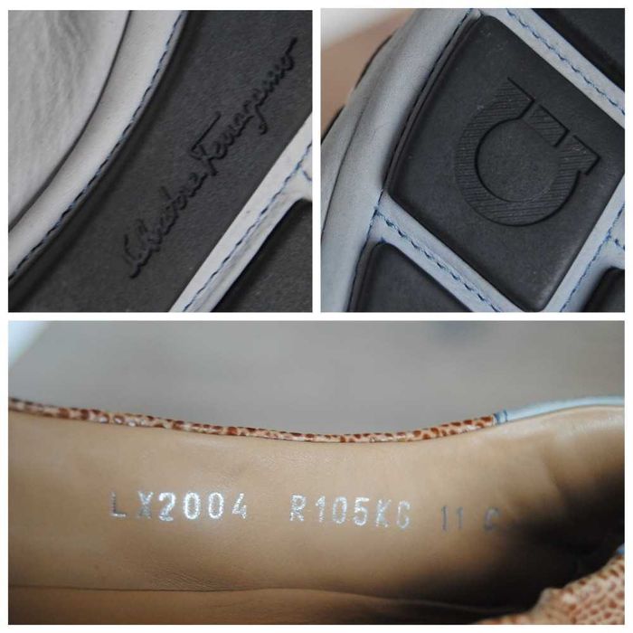 Шкіряні топсайдери Salvatore Ferragamo / кожаные топсайдеры туфли