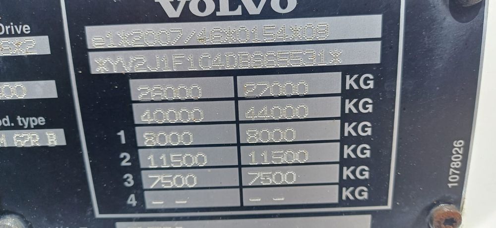 Volvo FM 410 rok 6x2 asenizacyjny 2013 rok