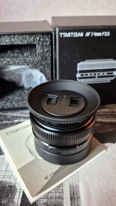 Lente TTartisan 14mm F3.5 APS-C E-mount, para SONY. Nova em folha!!