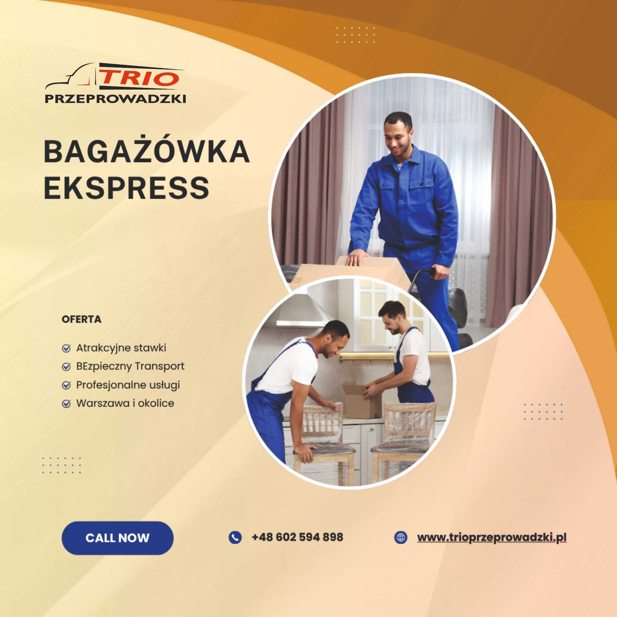 Przeprowadzki ,Przeprowadzka, Transport mebli,motory,Warszawa, szybkie