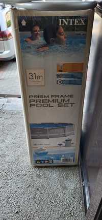 Basen ogrodowy stelazony Intex Prism Frame Premium Pool Set 305 x 76cm