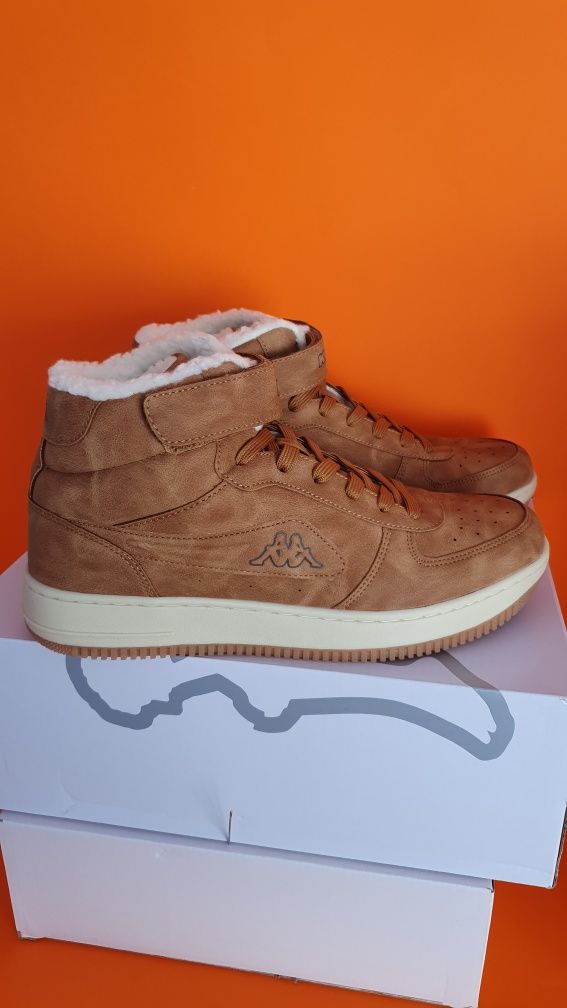 Buty nowe na okres zimowy Kappa kolor cognac rozmiar 42  wkładka 27 cm
