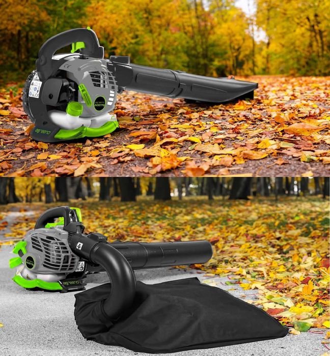 Dmuchawa spalinowa 4w1 odkurzacz rozdrabniacz odśnieżacz 3.8KM 370km/h