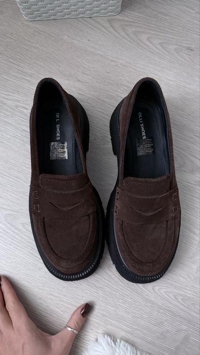 Лофери шоколад коричневі