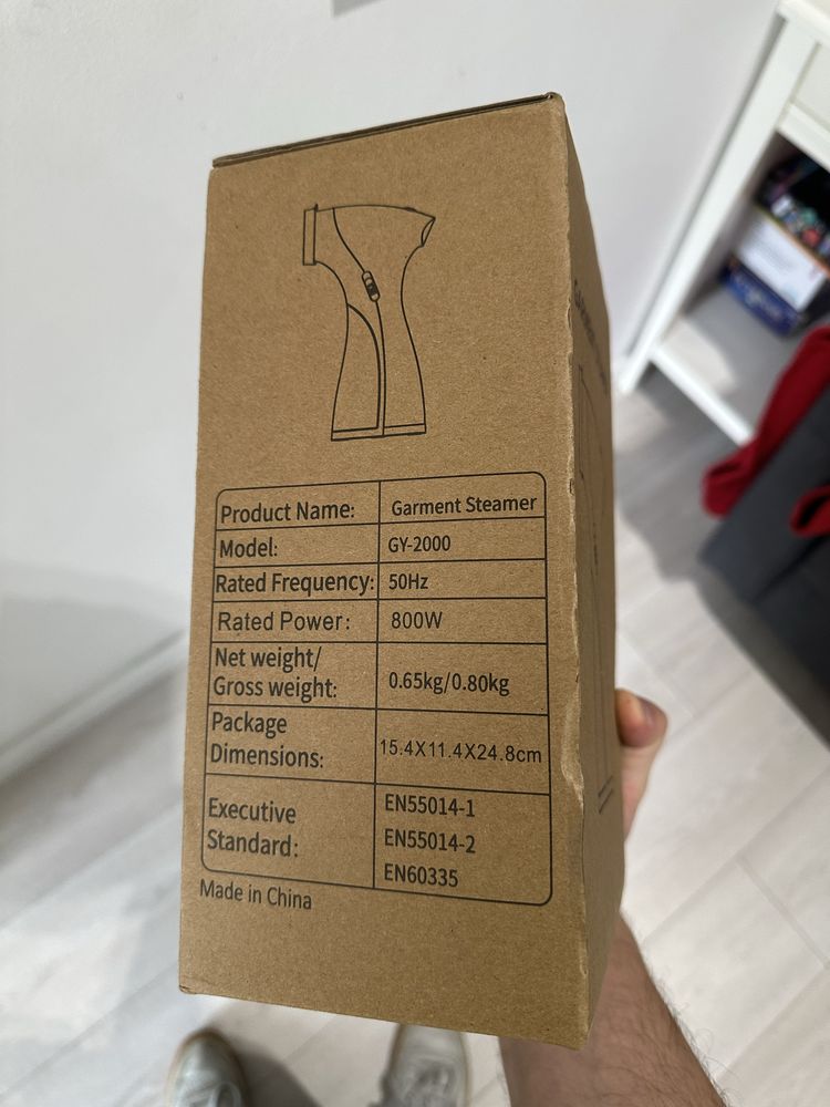 Ferro vertical a vapor