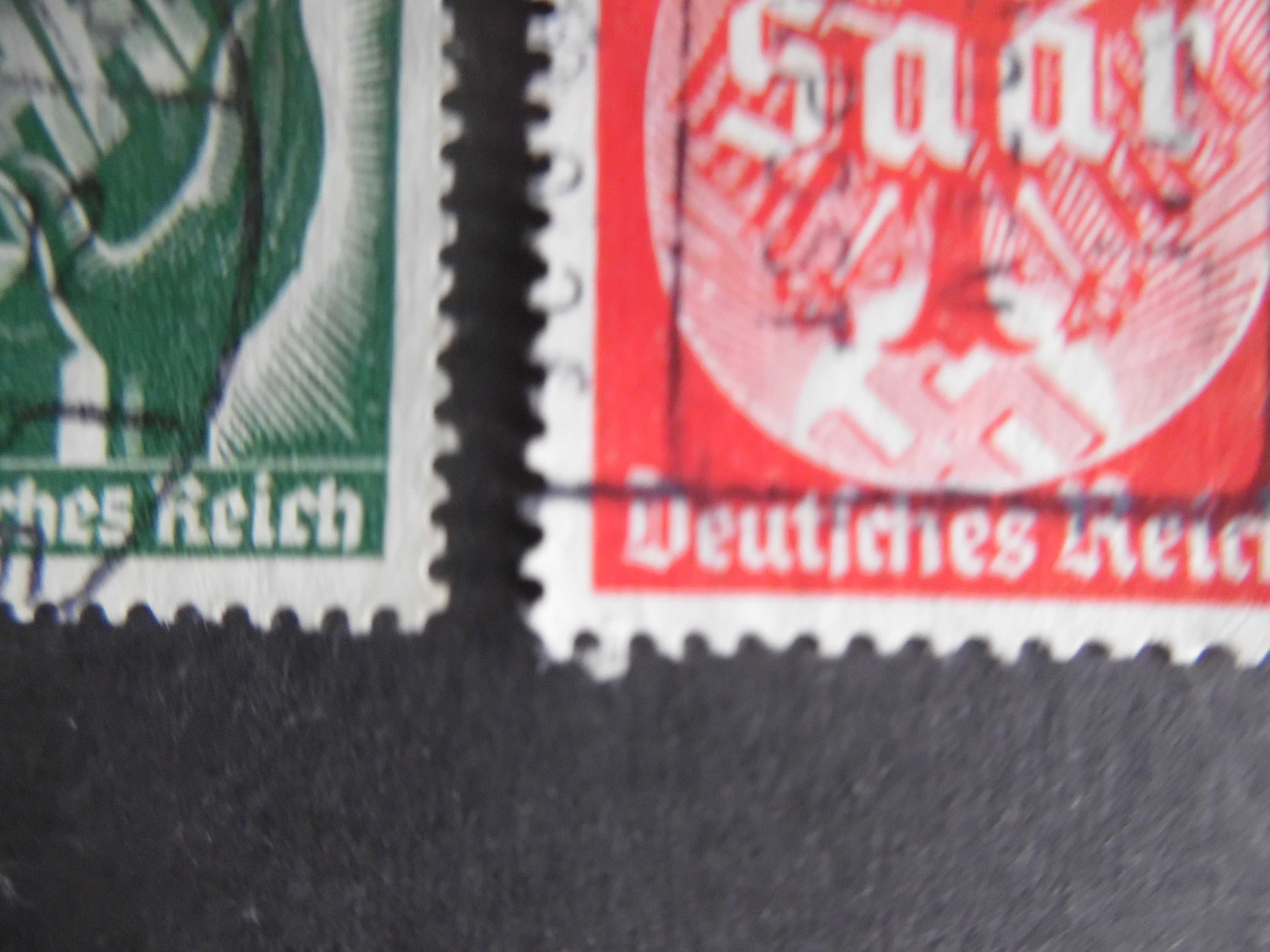 Selos Alemanha Nazi 1939/45-Série completa SAAR c/ suástica