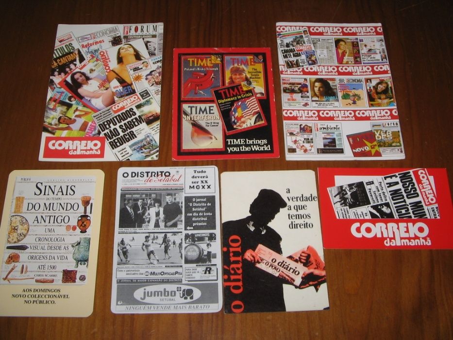 Calendários de bolso (64 de vários anos e temas)