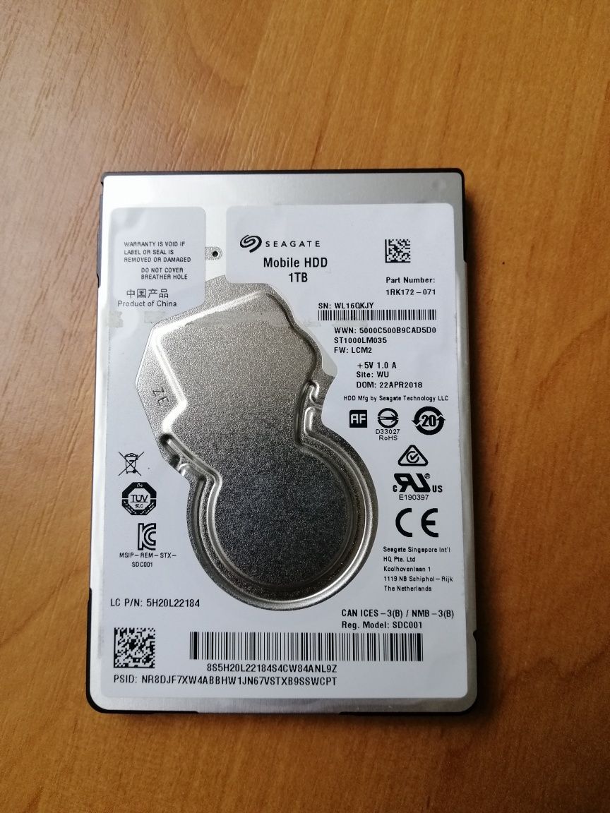 Жорсткий диск HDD 2,5 Seagate ST1000LM035 1TB