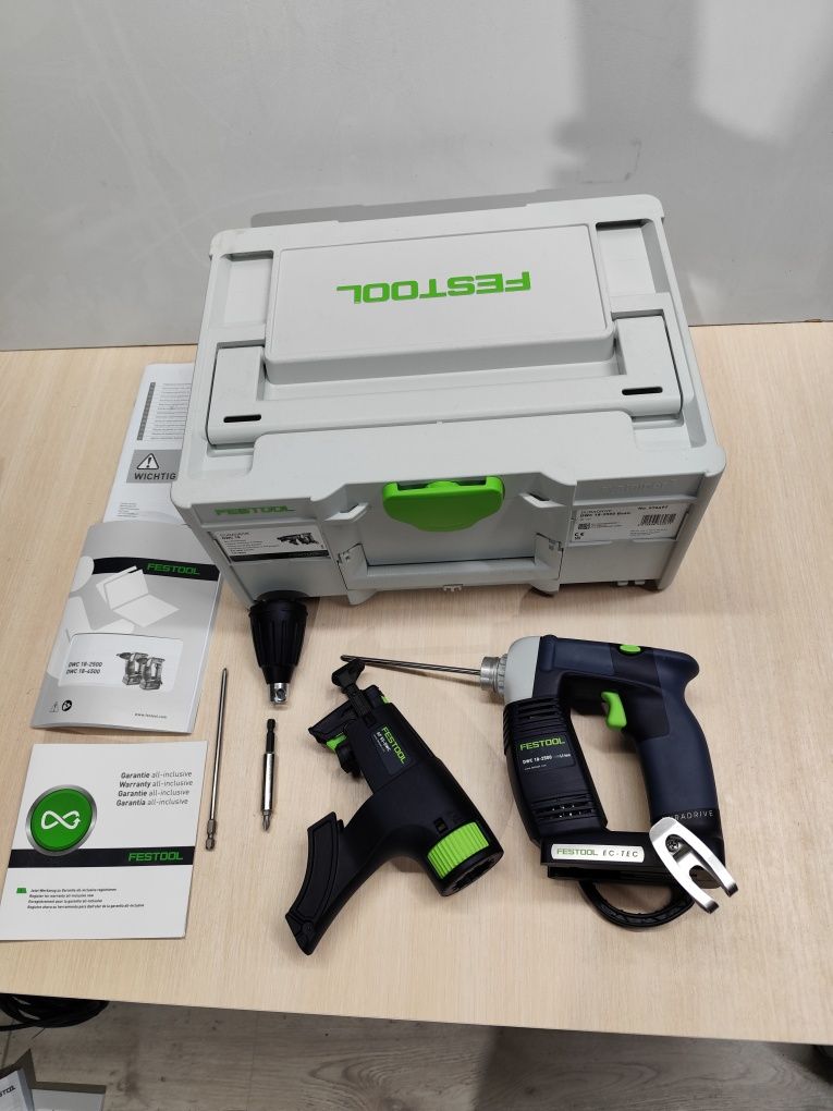 Festool DWC 18-2500 + AF 55-DWC стрічковий шуруповерт Фестул оригінал