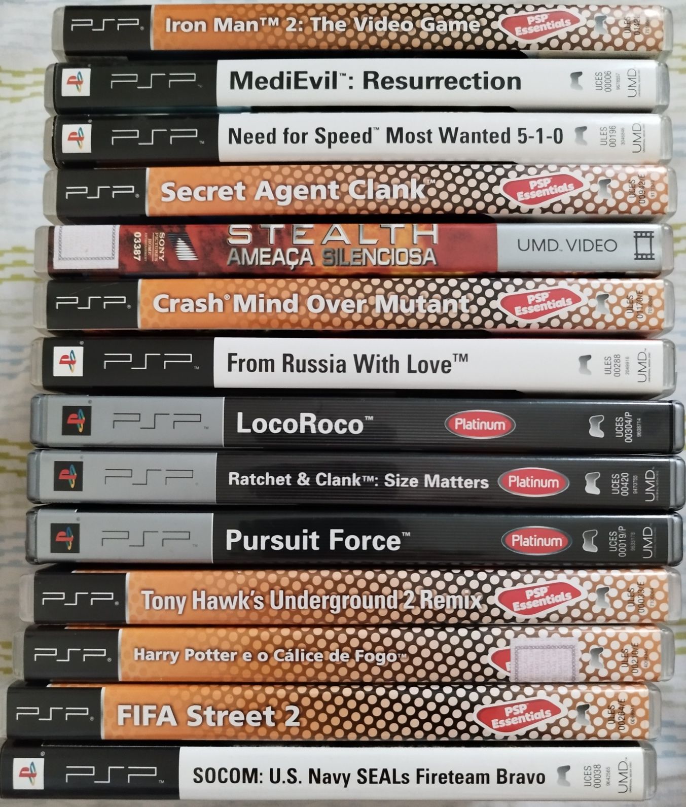 PSP + Jogos + extras