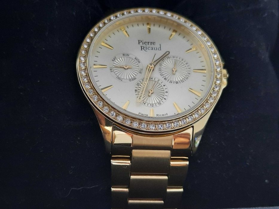 Zegarek złoty Pierre Ricaud