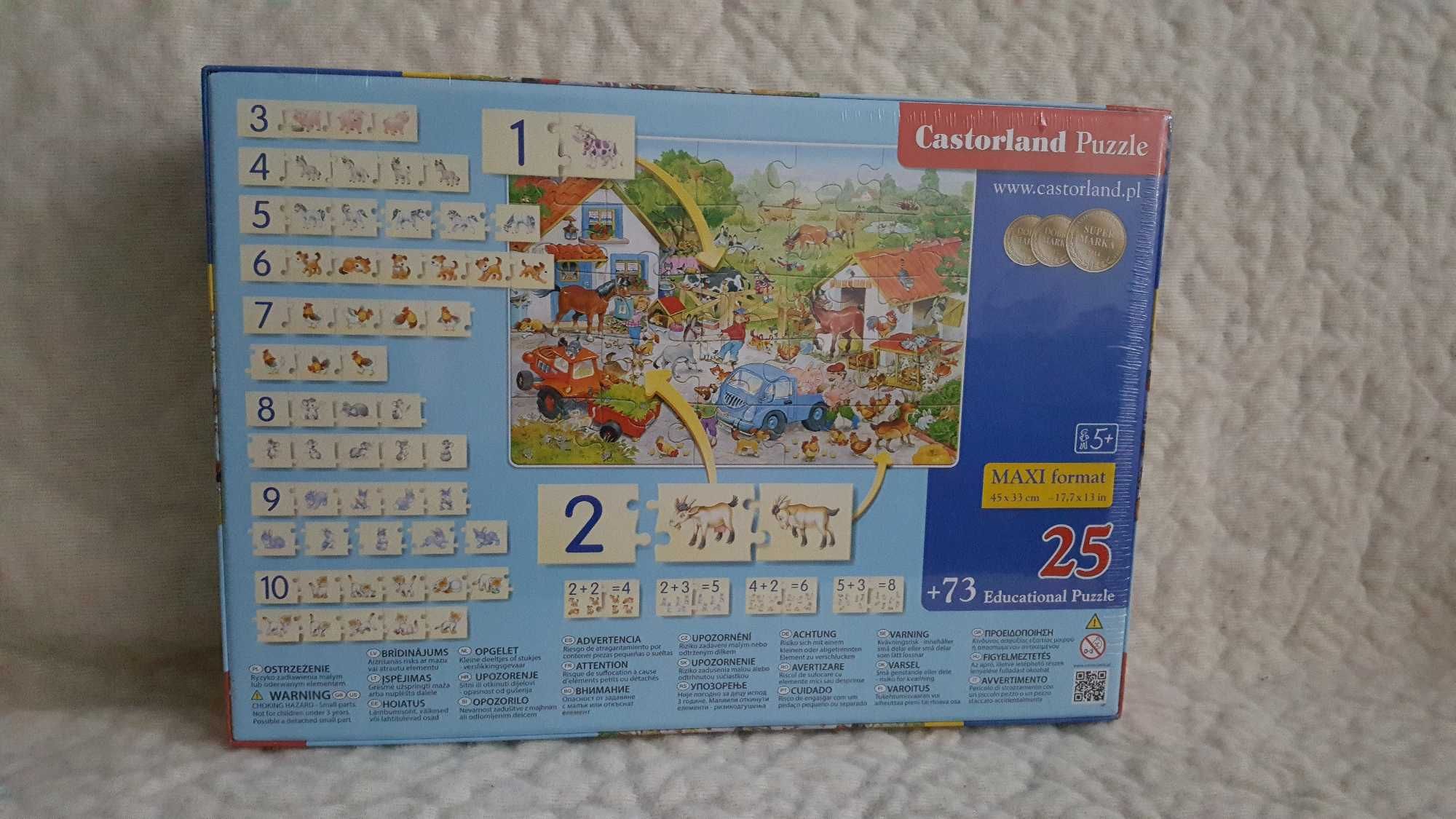 Puzzle Castorland Counting on the Farm