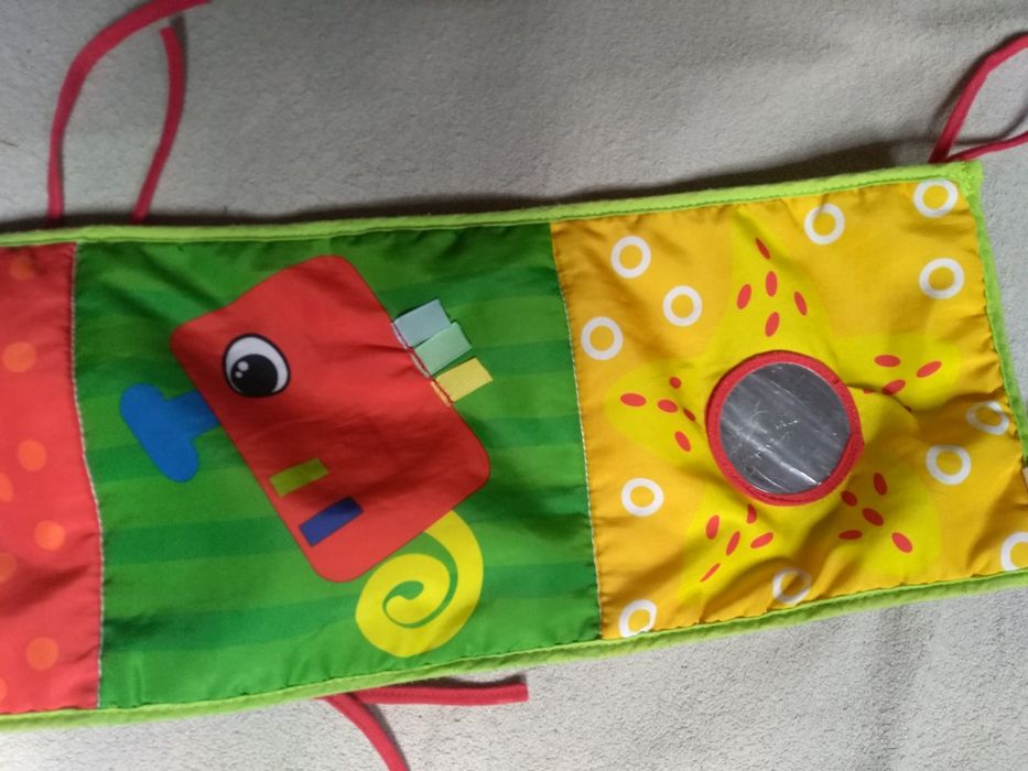 Zabawka sensoryczna, ochraniacz na lozeczko
