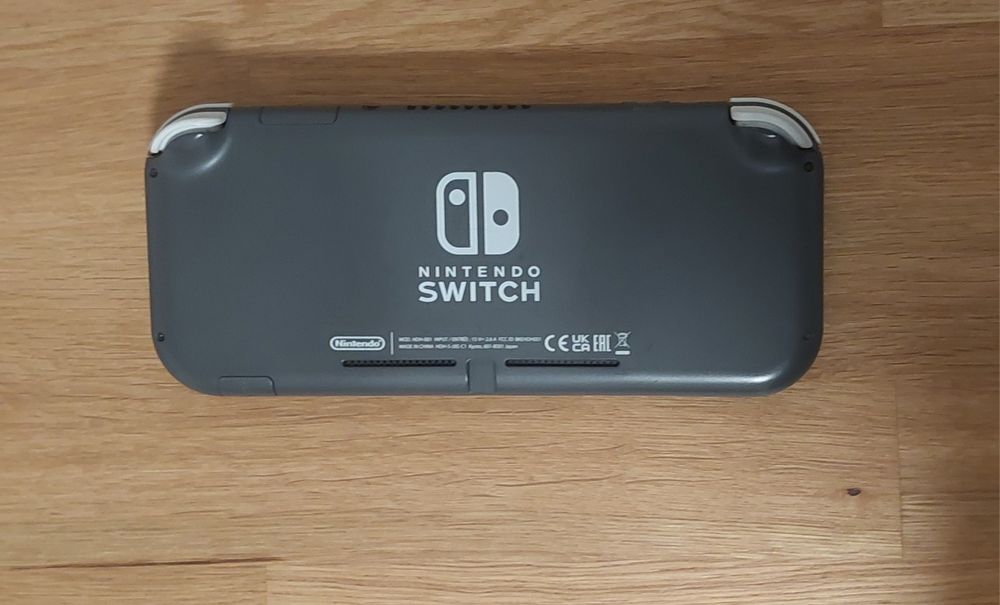 Nintendo switch lite cinzenta