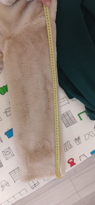 Шуба шубка еко беж нова 48 розмір