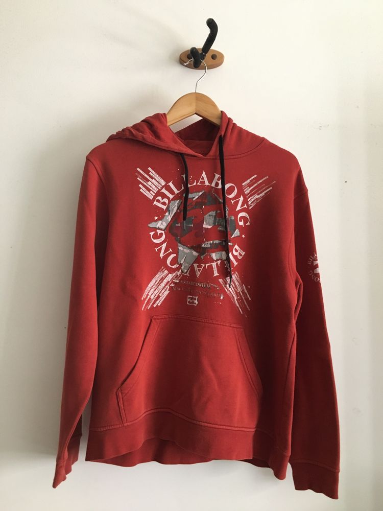 Sweatshirt da Billabong vermelha com Hoodie