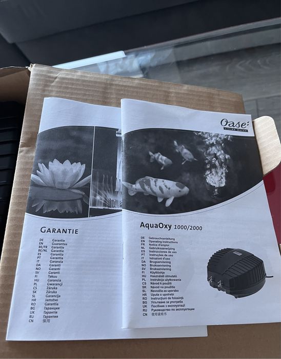 Nowy napowietrzacz Oase AquaOxy 1000 do oczka wodnego/stawu 10 000 ltr