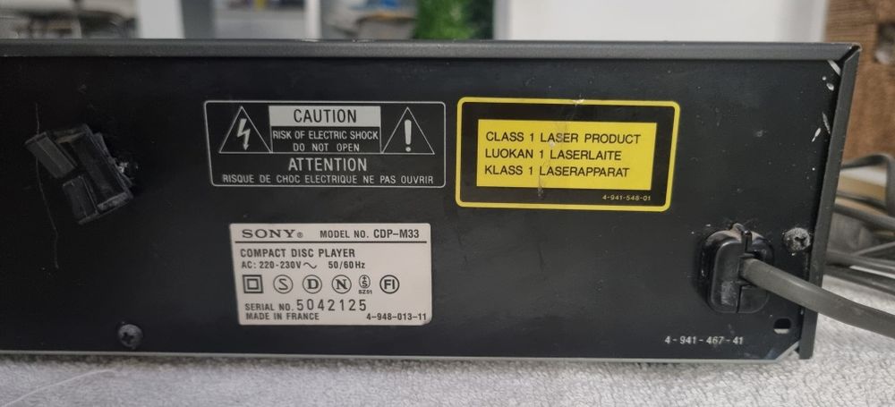 Deck CD Sony ver foto