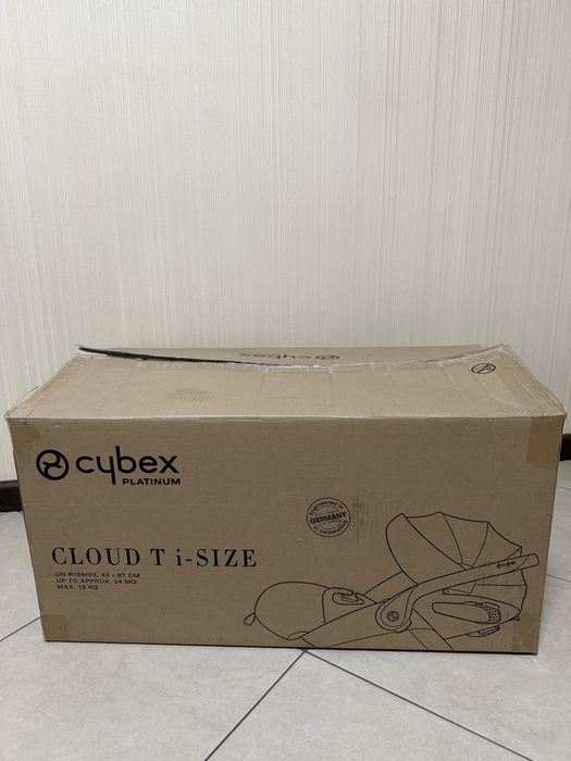 Автокрісло Cybex Cloud T i-size Sepia Black + адаптери