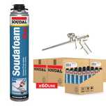 Espuma Poliuretano Soudal  750ML - 60UNI + OFERTA de Pistola