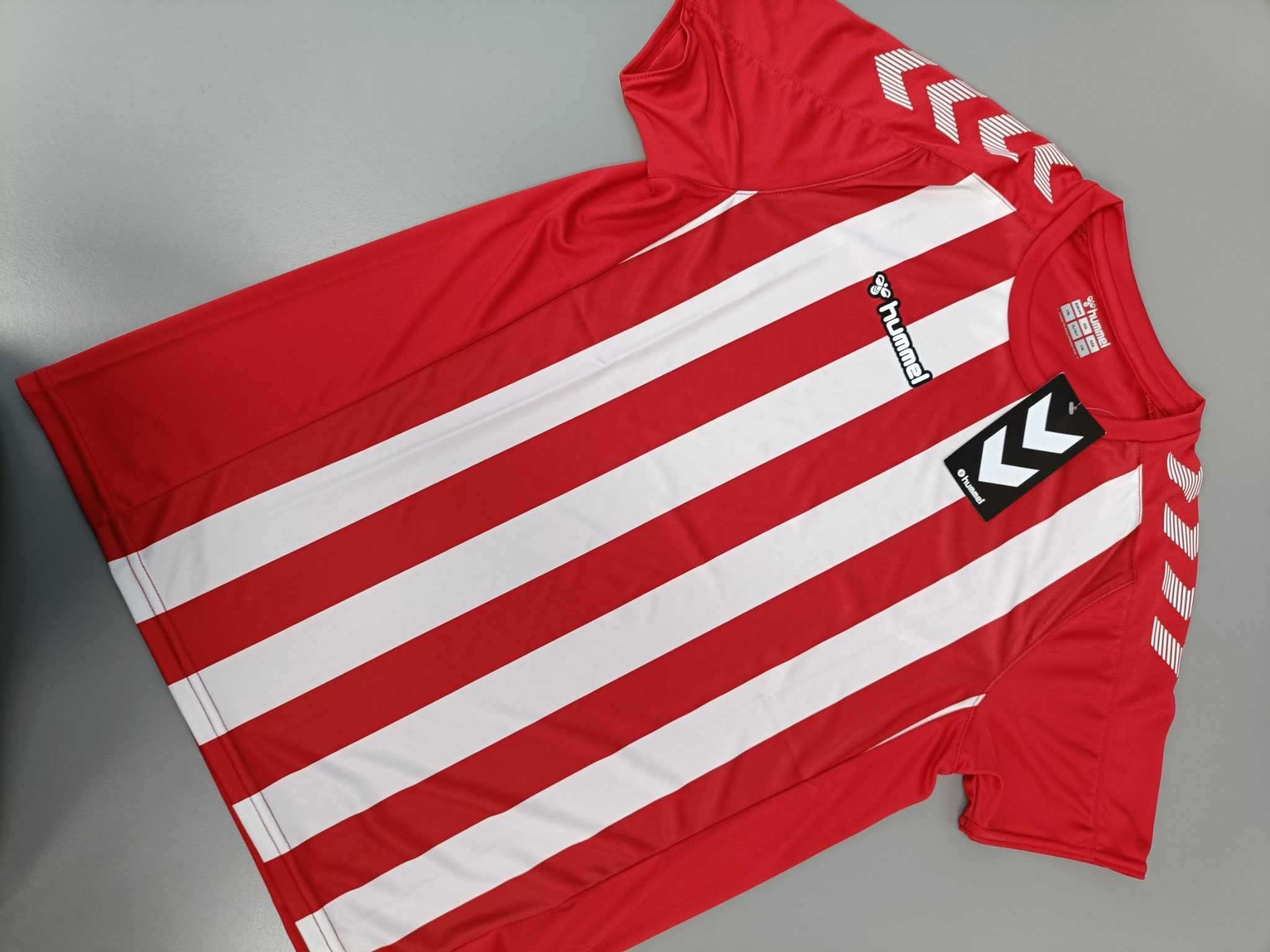 Nowa koszulka sportowa, piłkarska T-shirt Hummel 176 Elite Stripe