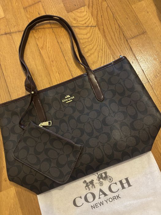 Coach Mala Castanha Escura