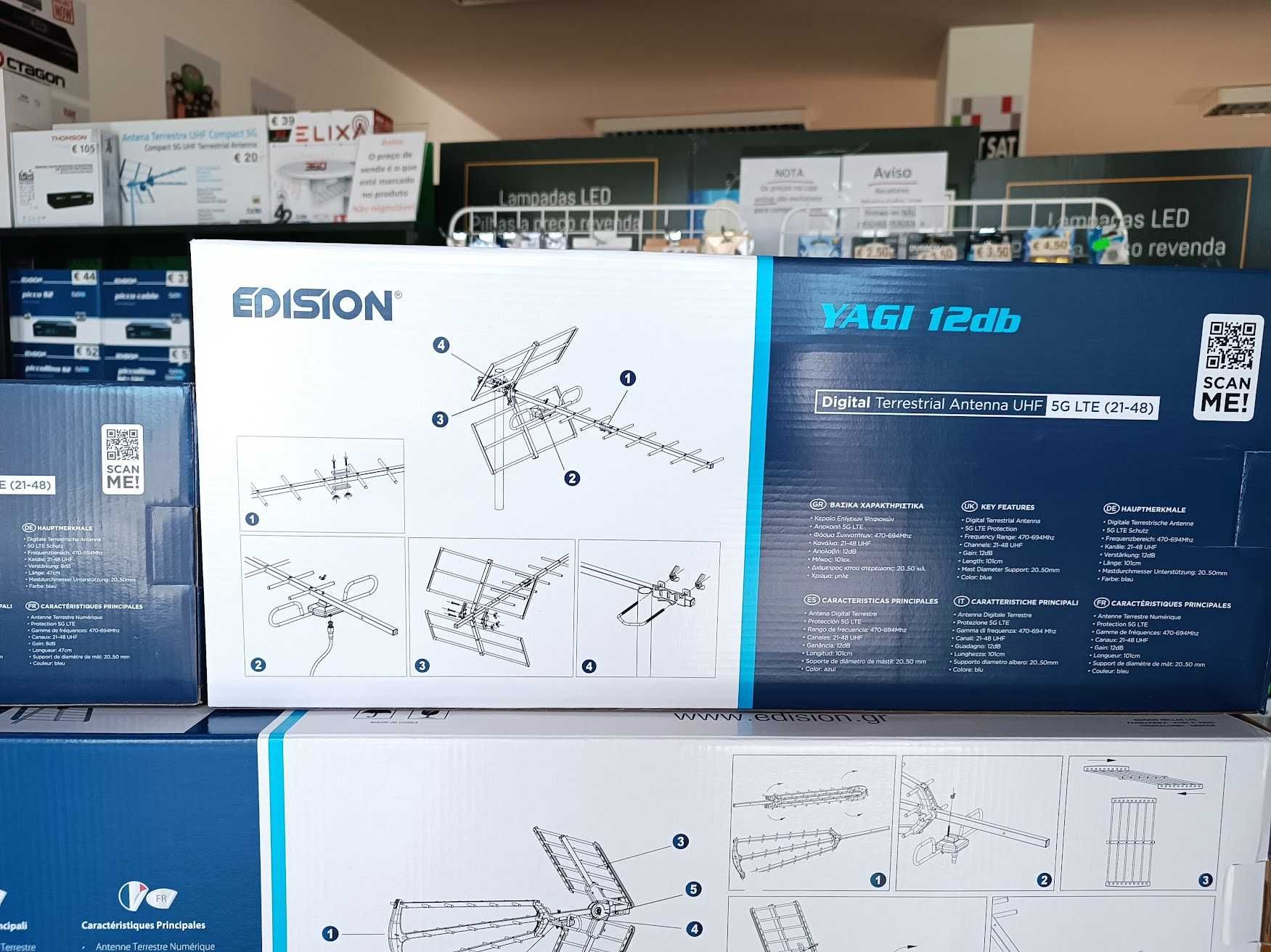 Antenas Terrestres exteriores de TDT EDISION