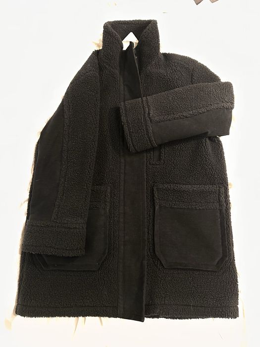 Куртка-Пальто ARKET Teddy/Borg з Італійської Тканини Fabrica Tessuti