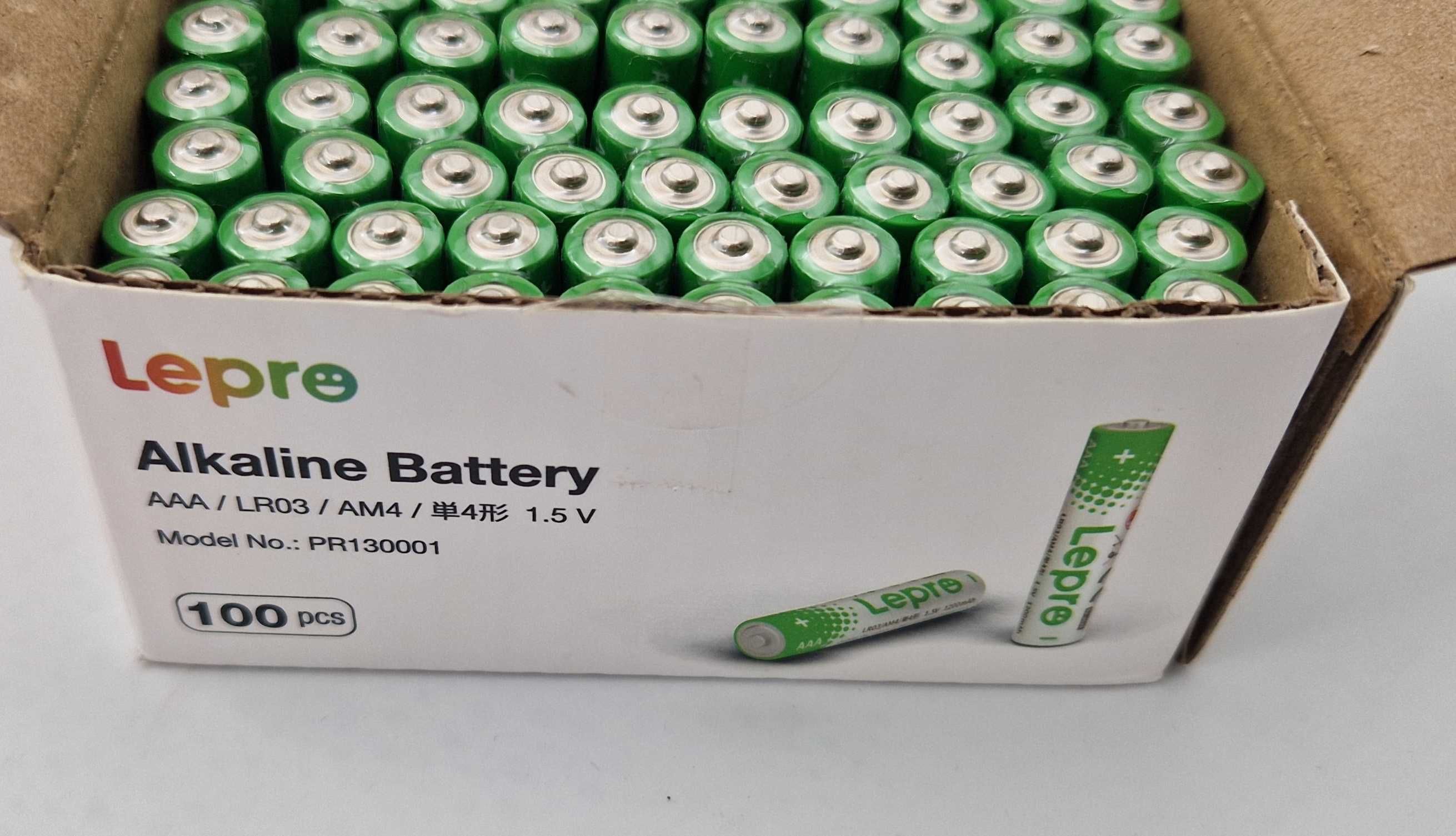 Baterie Cienkie Alkaliczne Lepro AA 100 szt NOWE \Fajne OKAZJE
