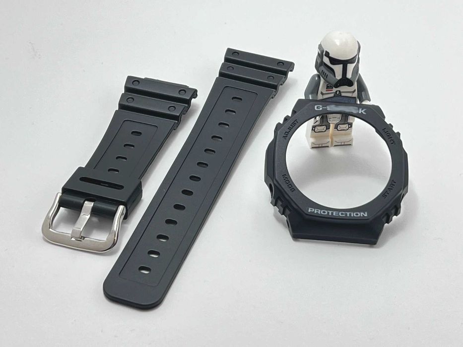 Bezel Pasek Casio G-Shock GA-2100 GA-2110 GA-B2100  Czarny/szary napis