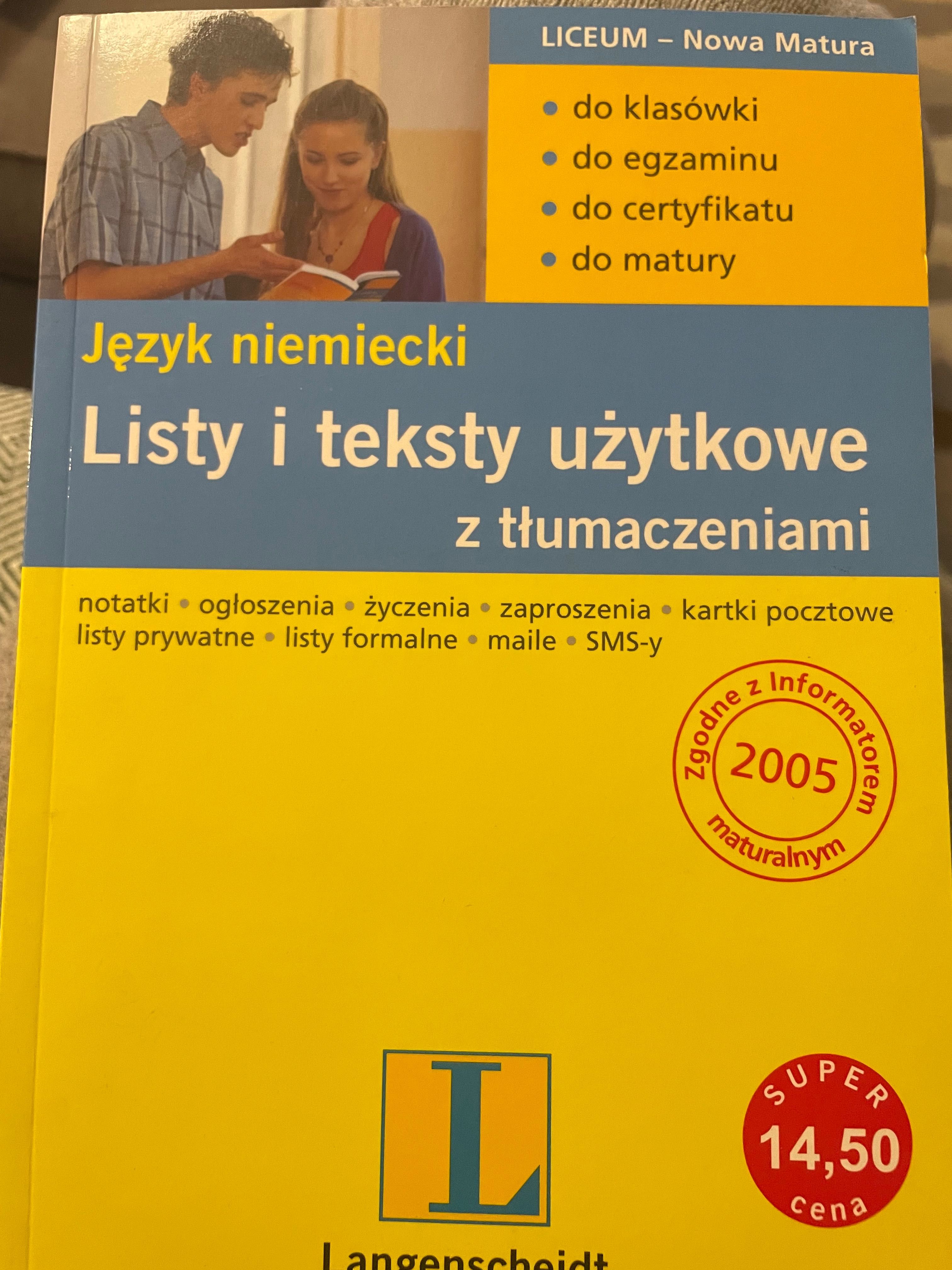 Język niemiecki, listy i teksty użytkowe 2004