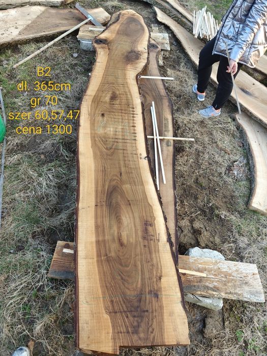 Deski orzech. Foszty 370cm