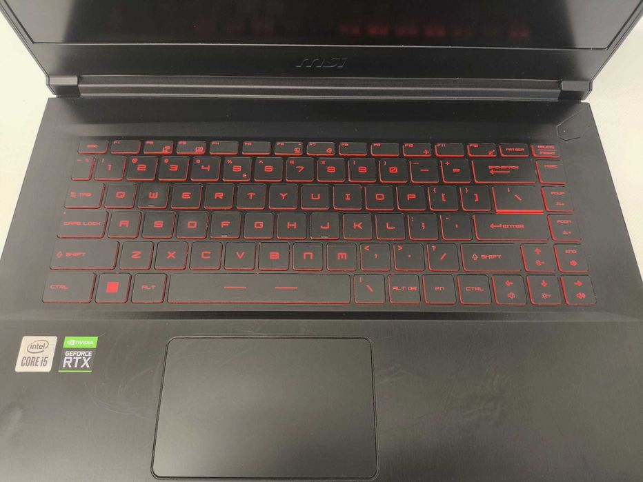 Laptop GAMINGOWY MSI 15,6" 144Hz Core i5 16GB 512GB SSD RTX 3050 4GB