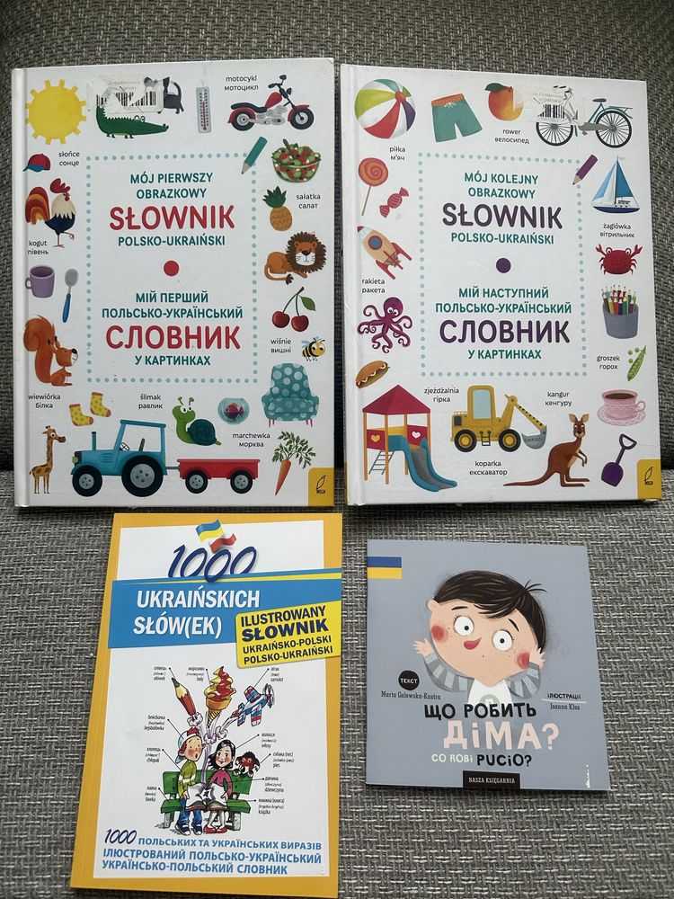 Ksiazka slownik polsko-ukrainski книжки