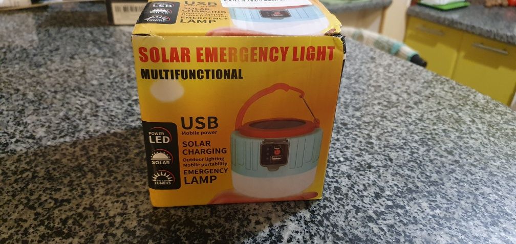 LED лампа на солнечной батареи solar lamp