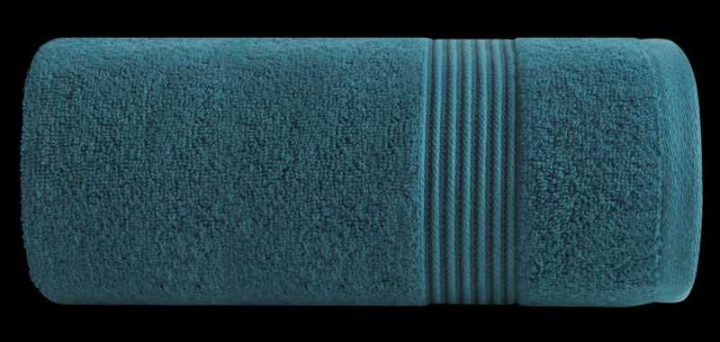 Komplet ręczników bawełnianych MOLLY c.turkus zdobiony paseczkami