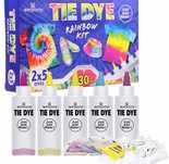 Farby tekstylne Zestaw 5 trwałych kolorów barwienie metodą tie-dye
