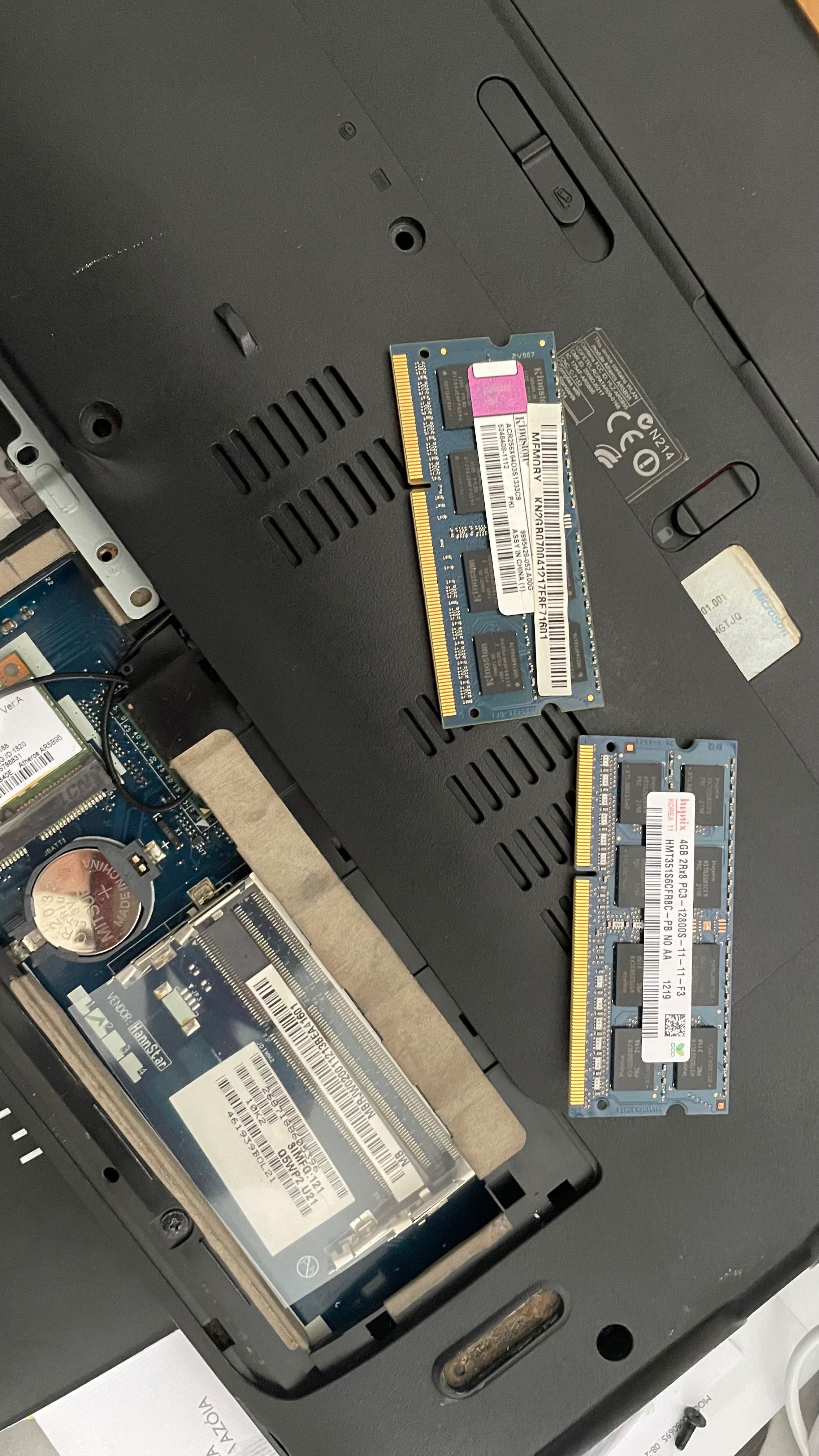 Portátil acer a funcionar para peças