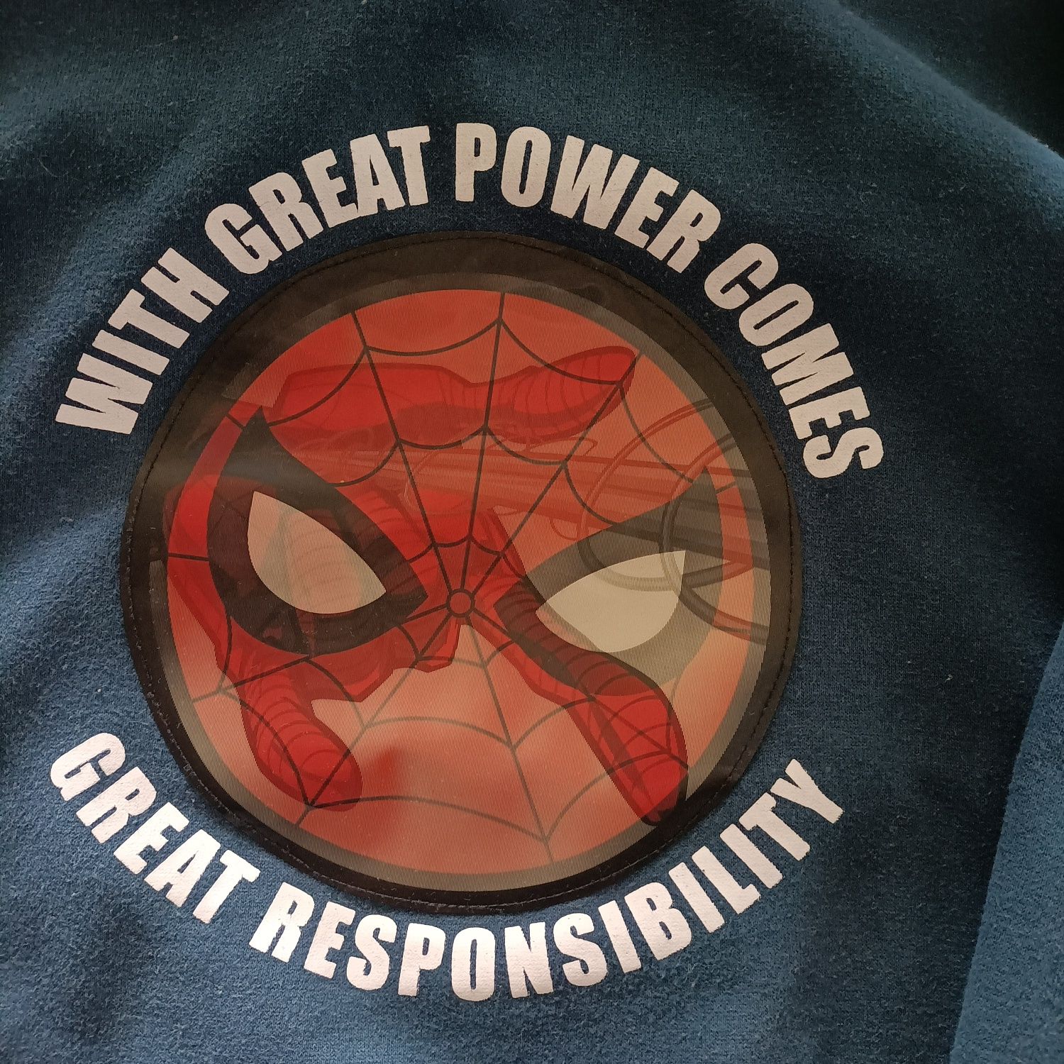 Bluza z kapturem i motywem Spiderman