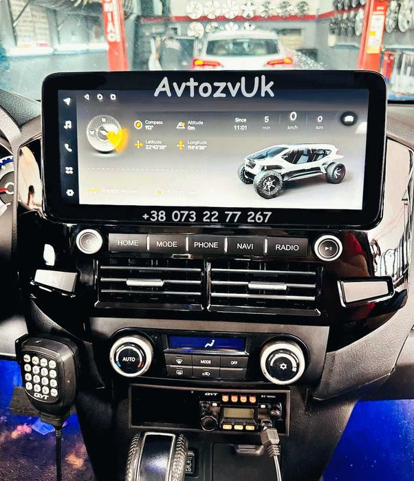 Android 14 PAJERO Mitsubishi Vagon Rockford Паджеро CarPlay Магнитола