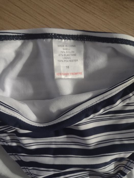 Strój kąpielowy r. XL