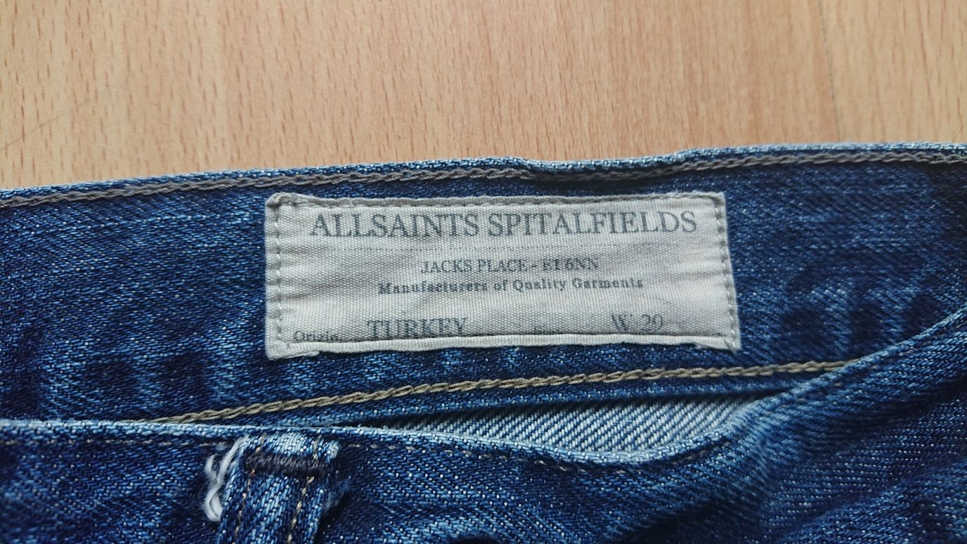 AllSaints krótkie spodenki szorty jeans W 29