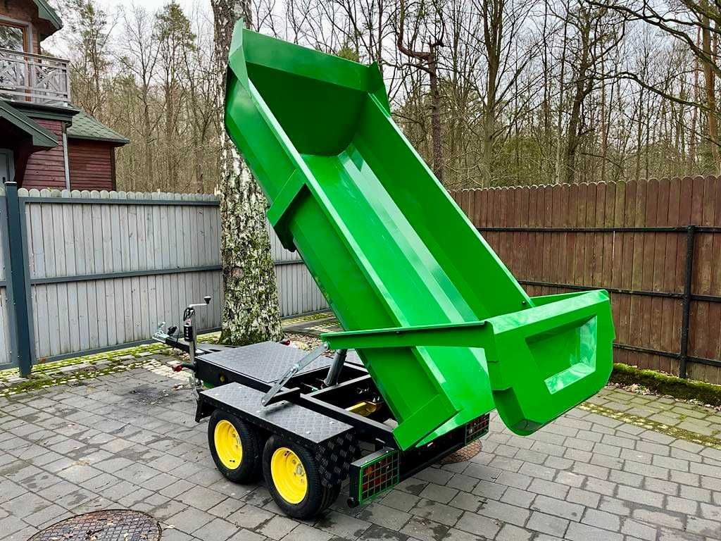 Przyczepka wywrotka do samochodu osobowego Hydrauliczna rejestracja