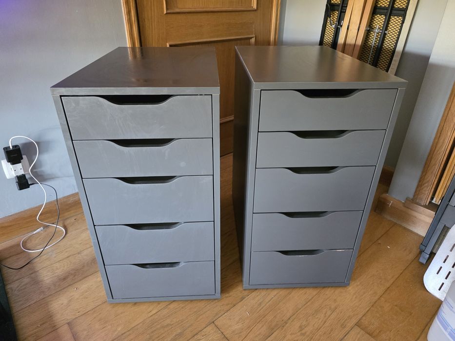 Armários Alex Cinzentos IKEA