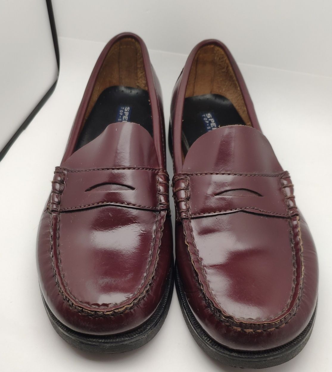 Markowe skórzane buty Sperry, komunijne,  21 cm