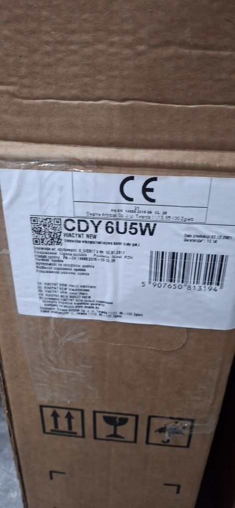 Umywalka hiacynt new deante nowa 2 sztuki