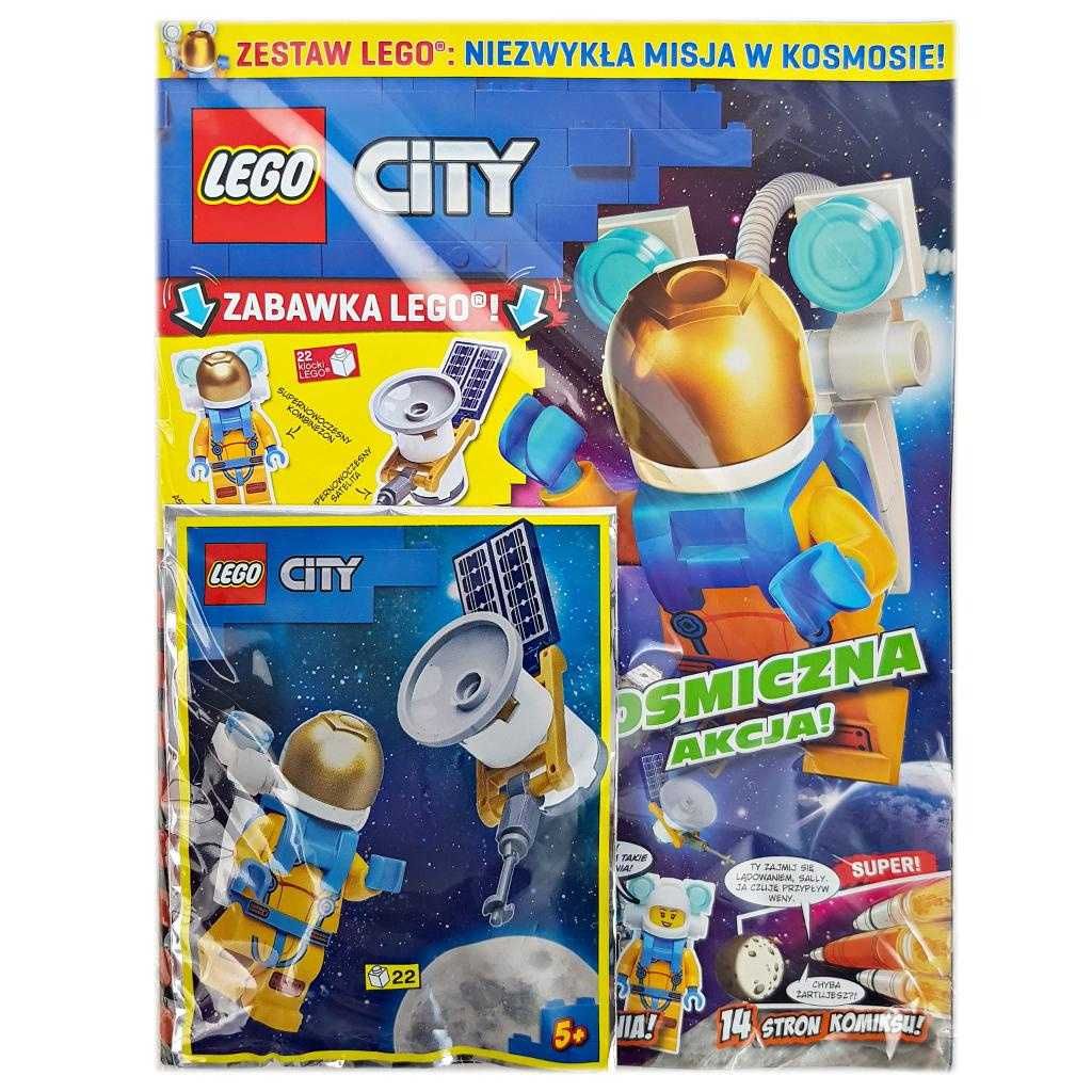 3 szt Lego City magazyn NOWE wywrotka astronauta policjant pies nurek