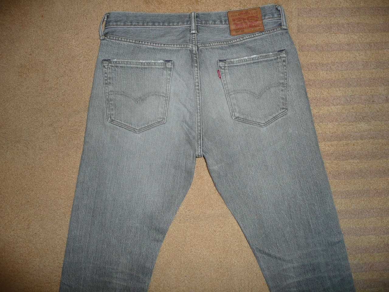 Spodnie dżinsy LEVIS 501 CT W32/L32=43/106cm jeansy