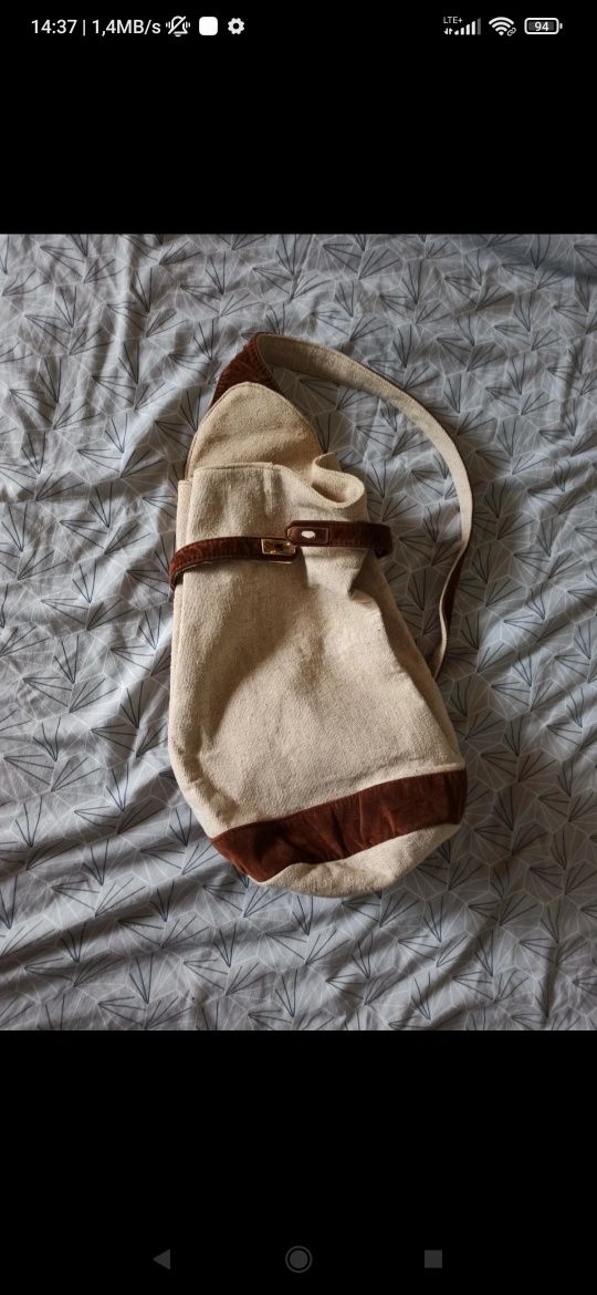 Vintage torba/plecaczek na ramię
